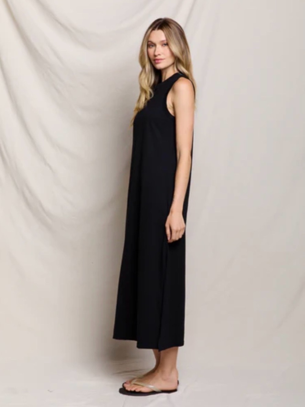 Lanell Supima Tank Dress - Picture 3 of 8